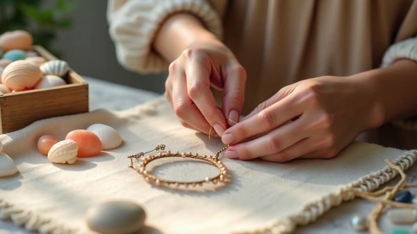 The art of handmade shell jewelry creation